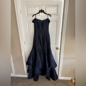 Navy blue prom dress